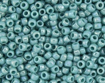 10g Toho Seeds Beads 11/0 Rainbow Turquoise Green seed bead AB TR-11-413 Japanese seed bead size 11 mini rocailles turquoise