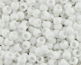 10g Toho Beads 15/0 Pastel Frosted rainbow White TR-15-761 Rocailles size 15 Matte white ab mini rocailles 1mm