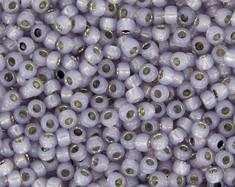 10g Toho Seeds Beads size 8/0 Milky Alexandrite Silver Lined TR-08-2122 Japan Rocailles size 8 Opal Lilac seed beads 3mm