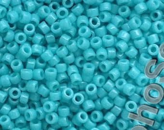 10g Toho Beads size 15/0 Japanese seed bead Turquoise TR-15-55 mini rocailles 1mm turquoise green