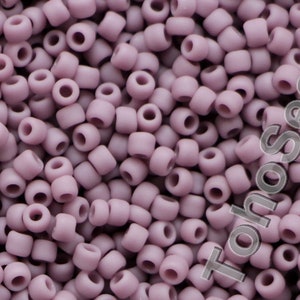 10g Toho Seed Beads 11/0 Opaque Matte Lavender TR-11-52F size 11 Purple Violet Frosted mini rocailles 2mm lilac