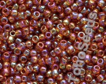 10g Toho Seed Beads 11/0 Rainbow Topaz size TR-11-162C Rocailles size 11 brown seed bead 2mm