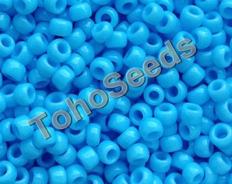 10g Toho seed Beads 08/0 Blue Turquoise TR-08-43 Japan Toho Sky Blue 3mm Rocailles size 8