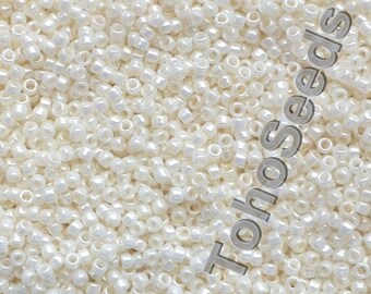 10g Toho Seed Beads 15/0 Navajo White seed bead TR-15-122 seed bead size 15 mini rocailles 1mm light beige