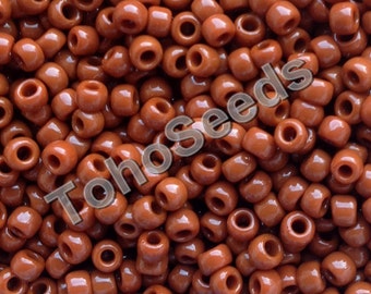 10g Toho Seed Beads 08/0 Terra Cotta TR-08-46L size 8 Terracotta Brown Japanese rocailles 3mm