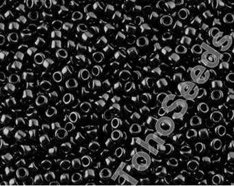 10g Toho beads 11/0 seed beads Black Jet TR-11-49 size 11 mini rocailles 2mm toho rocailles jet