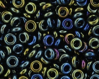 10 g Perles de rocailles Toho 11/0 Demi-rondes opaques vert iris TN-11-84 Rocailles taille 11 vert métallique