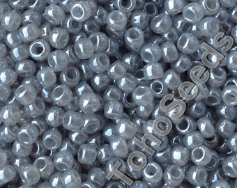 10g Toho Seed Beads size 11/0 Ceylon Smoke Grey TR-11-150 Toho Pearl Gray Mini 2mm Rocailles