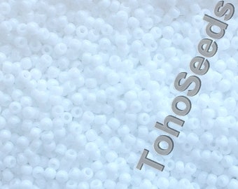 10g Toho Seeds Beads 11/0 White TR-11-41 Rocailles size 11 Snow White mini rocailles 2mm