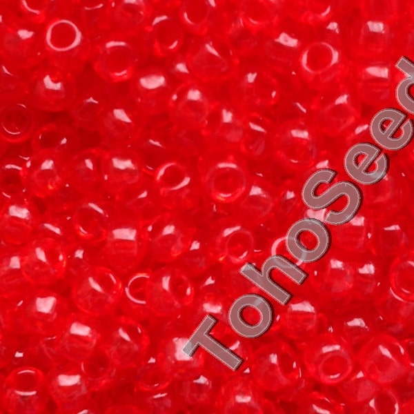 10g Toho Beads size 06/0 Siam Ruby Red TR-06-5B Toho Rocailles size 6 Bright Red Seed Beads 4mm