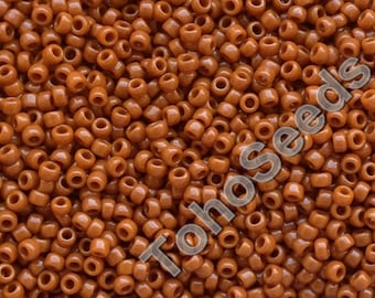 10g Toho Seeds Beads 15/0 Terra Cotta TR-15-46L size 15 mini rocailles 1mm brown terracotta