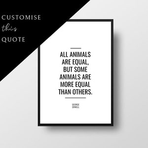 Custom Quote Print, Literary Art, Custom Print, Personalised Quote, Custom Poster, Custom Book Quote, Personalised Print, Custom Art