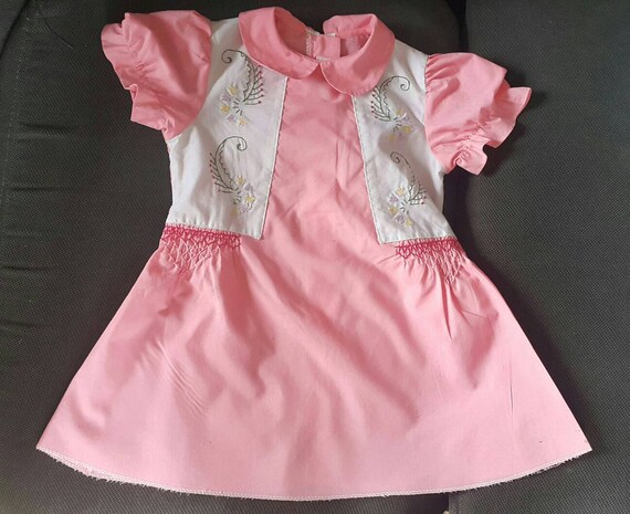 embroidered baby dress