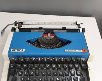 タイプライターOLYMPIA Traveller de luxe(458104) OLYMPIA Traveller de luxe（カナ専用配列） 中古タイプライター