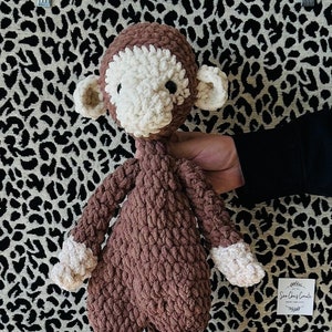 Crochet Monkey Snuggler