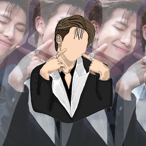 BTS Aufkleber | Namjoon | RM | Matte Aufkleber | Abziehbilder