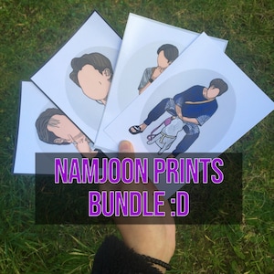 RM | Namjoon | BTS | A6 Postcard Prints | Bundle Package | KPOP | Fan Art |