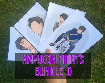 RM | Namjoon | BTS | A6 Postcard Prints | Bundle Package | KPOP | Fan Art |