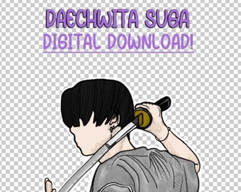 BTS Suga | Daechwita | Digital Download | Png | KPOP