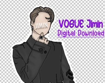 BTS Jimin | Vogue Shoot | Digital Download | Png | KPOP