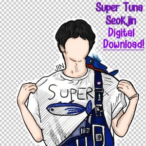 BTS Jin | Kim Seokjin | KPOP | Digital download | Png | Super Tuna
