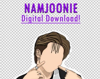 BTS Namjoon | RM | Digital Download | KPOP | Png