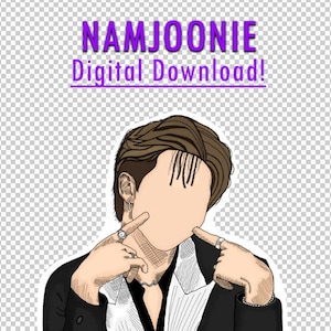 BTS Namjoon | RM | Digital Download | KPOP | Png