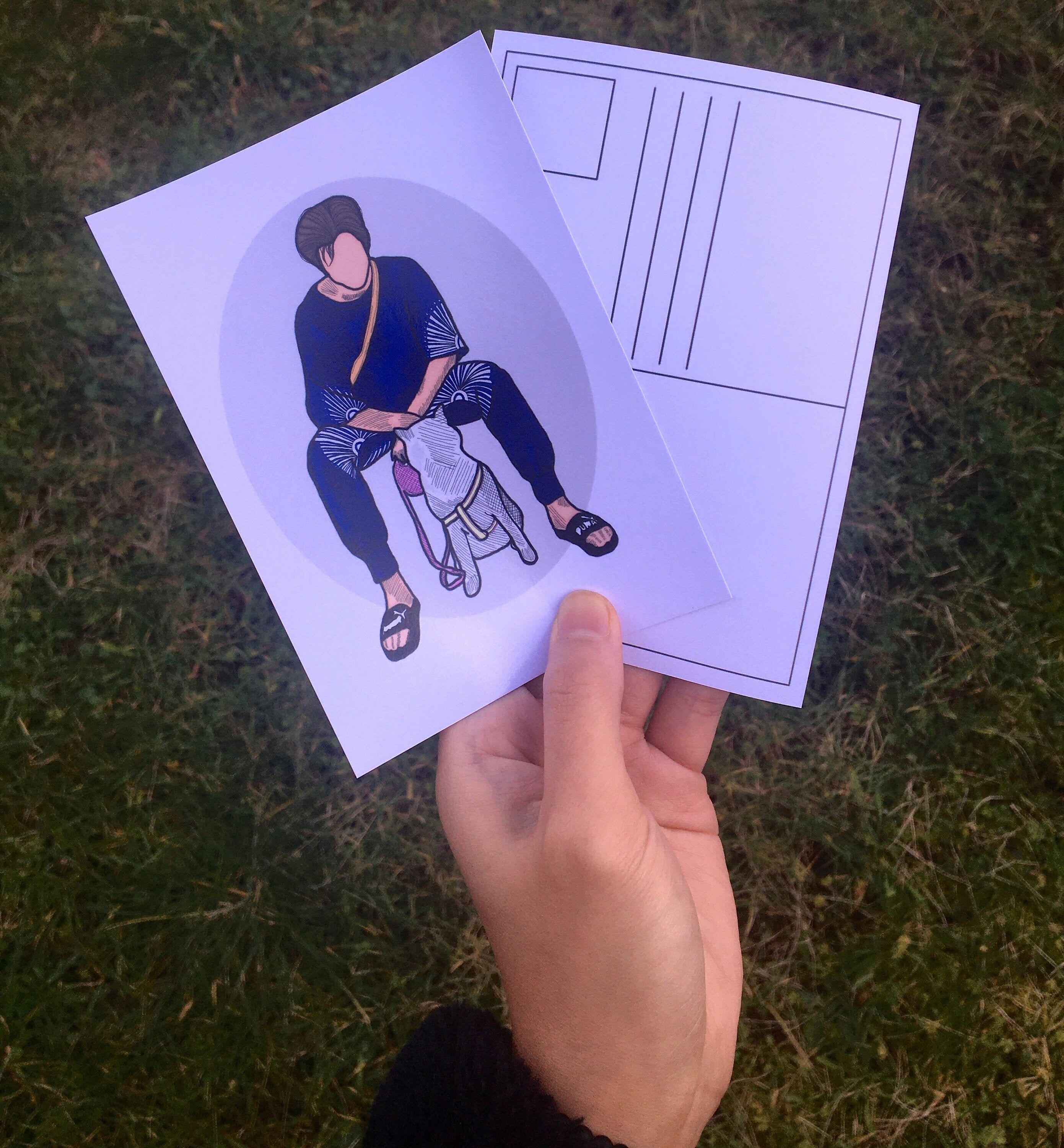 A6 Postcard Print | Original Illustration | Namjoon | BTS Fan Art | KPOP Fan Art