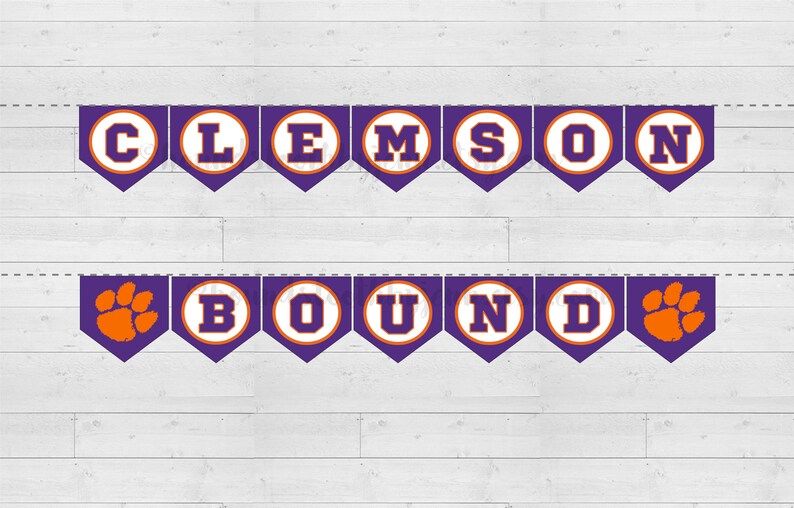 CLEMSON Sure Printable Banner! Clemson Higher education Do it yourself pennants for substantial college or university college or university certain commencement celebration picture about College Pennants Printable named CLEMSON Sure Printable Banner! Clemson College or university Do-it-yourself pennants for large college or university school sure commencement celebration
