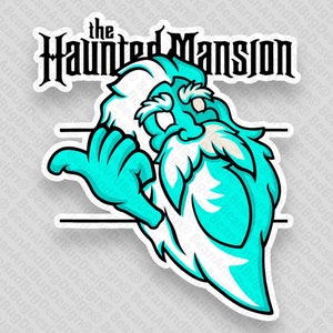 Paquete de archivos digitales JPG/PNG/SVG listos para Cricut: Gus, el fantasma haciendo autostop de FanArt de La Mansión Encantada