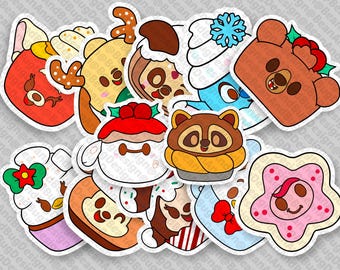 Pack de fichiers numériques JPG/PNG/SVG, 12 jours de Noël, calendrier de l'avent, saisons, sucreries grignotant, prêt pour la critique
