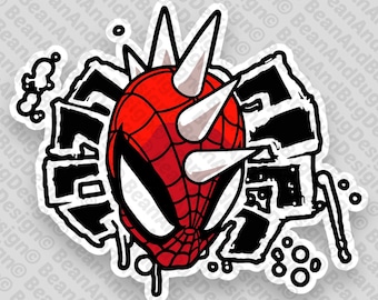 FanArt Spider-Punk Hobie Brown Headshot Cricut-Ready JPG/PNG/SVG Digital Files Pack