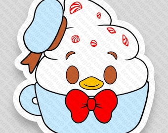 Pack de fichiers numériques PNG/SVG Donald Duck FanArt, lait de poule, grignotant, prêt pour la critique, fichiers numériques PNG/SVG