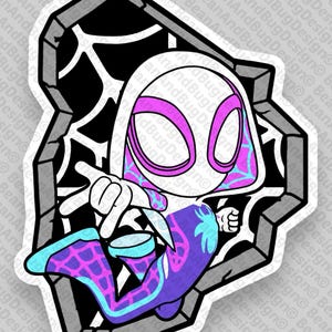 FanArt Ghost Spider Burst Through Cricut-Ready JPG/PNG/SVG Digital Files Pack