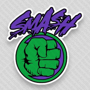 Hulk Smash Fan Art: Cricut-Ready Digitale Dateien (JPG/PNG/SVG)