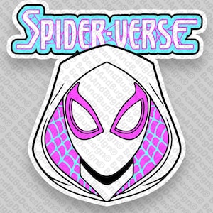 FanArt Ghost Spider Spider-Verse Cricut-Ready PNG/SVG Pacote de arquivos digitais
