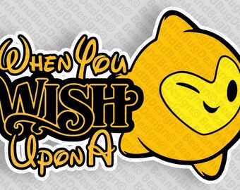 FanArt "When You Wish Upon A Star" Cricut-Ready JPG/PNG/SVG Digital Files Pack