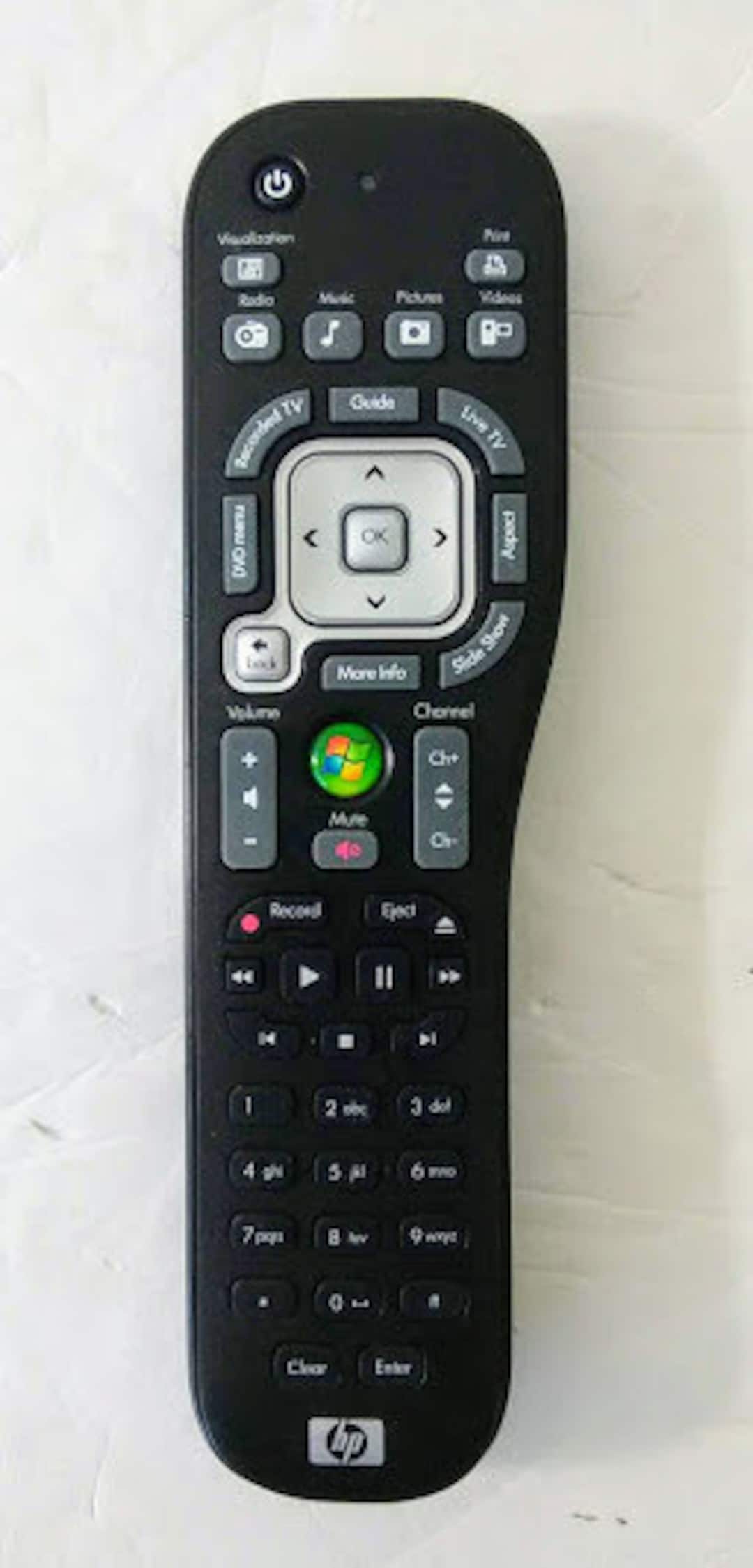 HP 50702583 model TSGHIR01 Windows Media Center MCE Remote Control Etsy