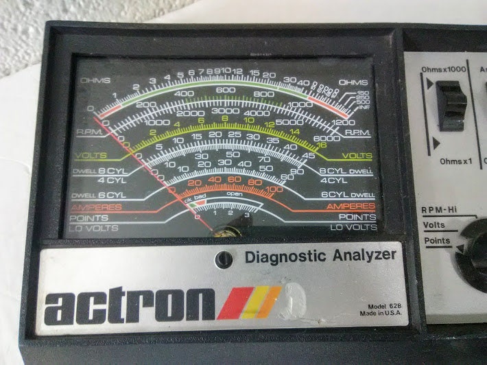 Actron Model 628 Diagnostic Analyzer for 12 Volt Ingition | Etsy