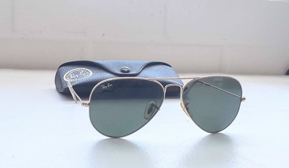 Ray Ban Aviator Gold Unisex Sunglasses #RB 3025 #… - image 3