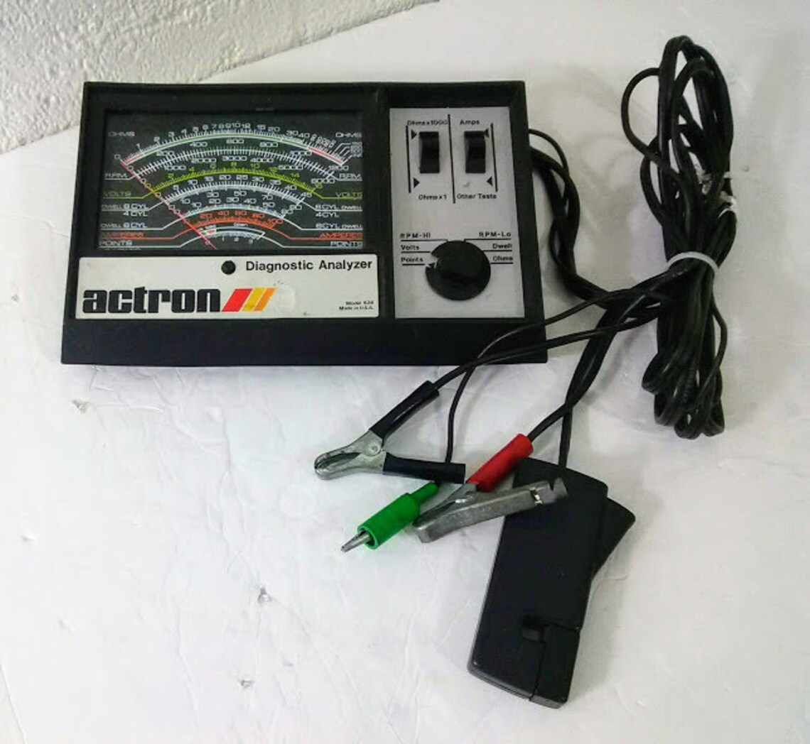Actron Model 628 Diagnostic Analyzer for 12 Volt Ingition Etsy