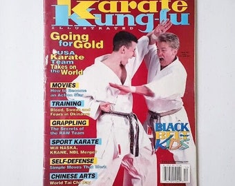 Karaté Kung Fu illustré décembre 1999 Équipe de karaté des États-Unis/Entraînement/Ceinture noire pour enfants