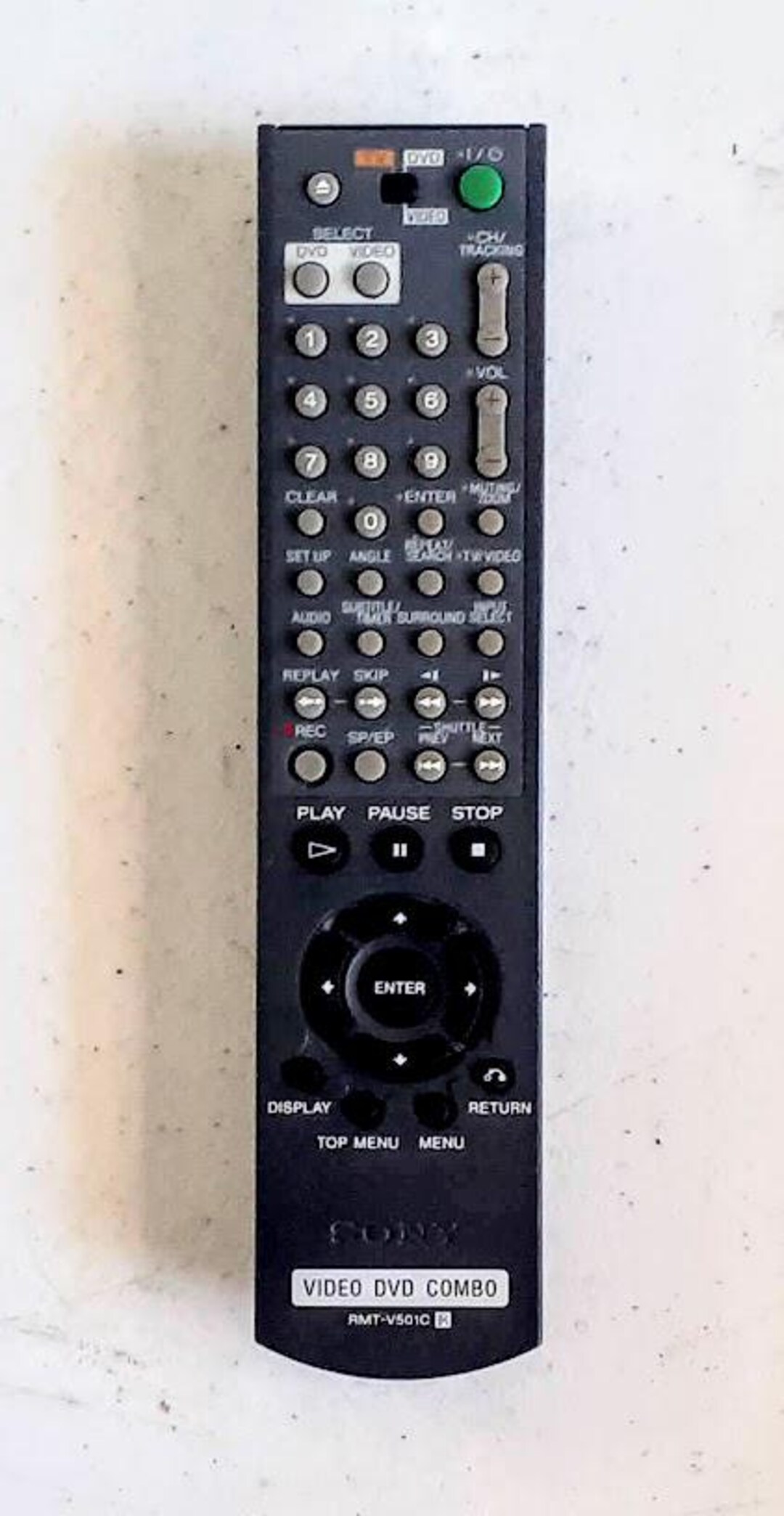 Sony RMT-V501C DVD/VCR Combo Remote Control for Models: Slv-d350p D370p ...