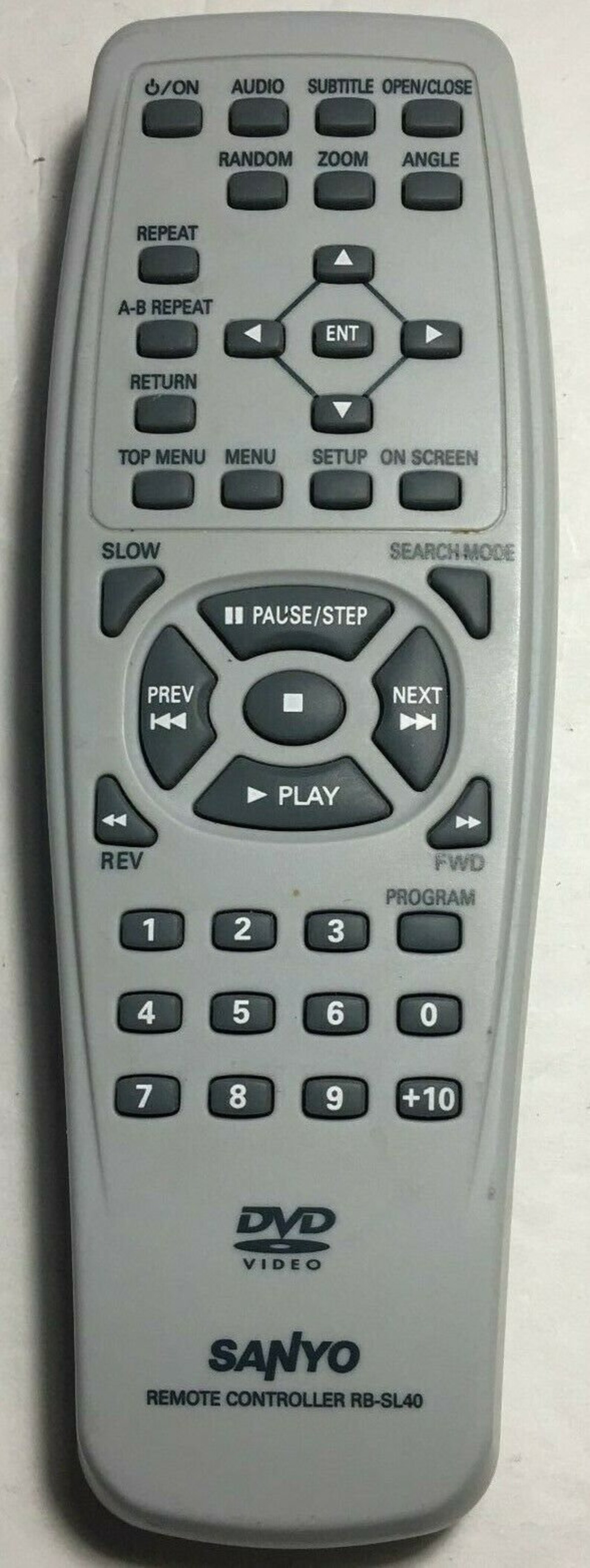 Sanyo RBSL40 RBSL40 DVD Player Remote Control for DWM400 Etsy Canada