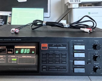 Onkyo TX-26 Quartz Synthesized Digital Stereo Receiver Amplifier w/Audio Cable, Tested Working