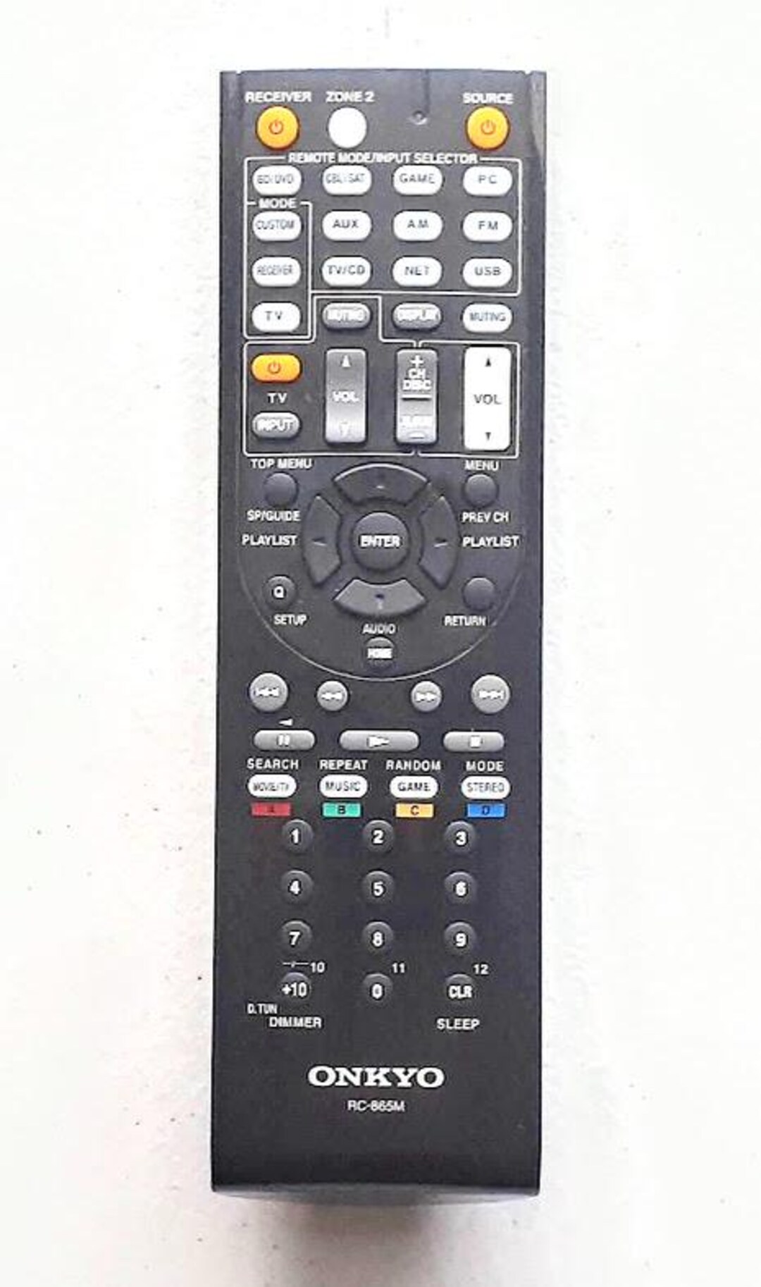 Télécommande d'origine ONKYO RC-764M (24140764 Télécommande d'origine ONKYO RC-764M (24140764