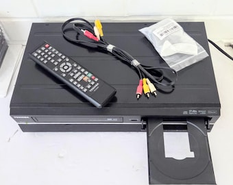 Toshiba DVR620KU DVD Recorder/Player VCR Combo HDMI w/Original Remote, rca Cable, w/rca to hdmi Converter Device - Tested & Works