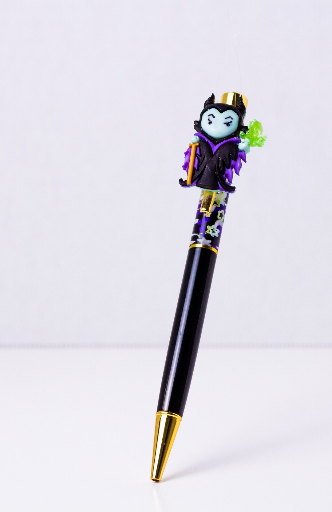 Maleficent Glow in the Dark Floating Pen Etsy
