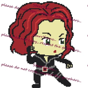 Baby Action Hero Crochet Graph Pattern