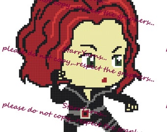 Baby Action Hero Crochet Graph Pattern